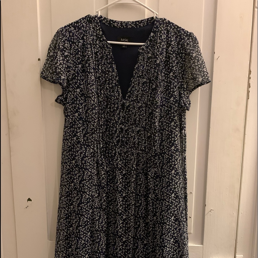 Navy blue dress